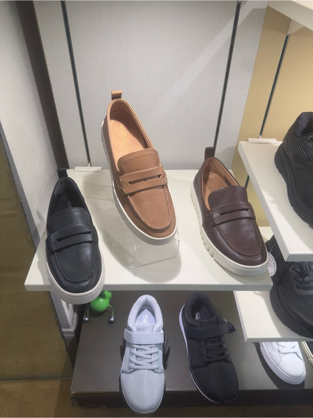 Vionic Women's Loafers in Black, Tan and Brown